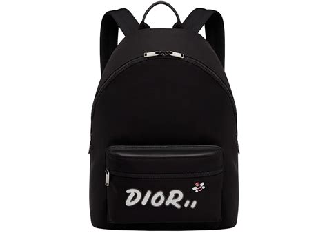 Dior x Kaws Rider Backpack White Logo Nordstrom 